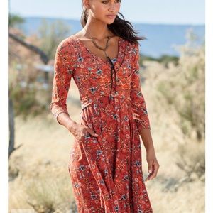 NWT Beautiful fall dress. Peruvian Connection dress.  Size XS